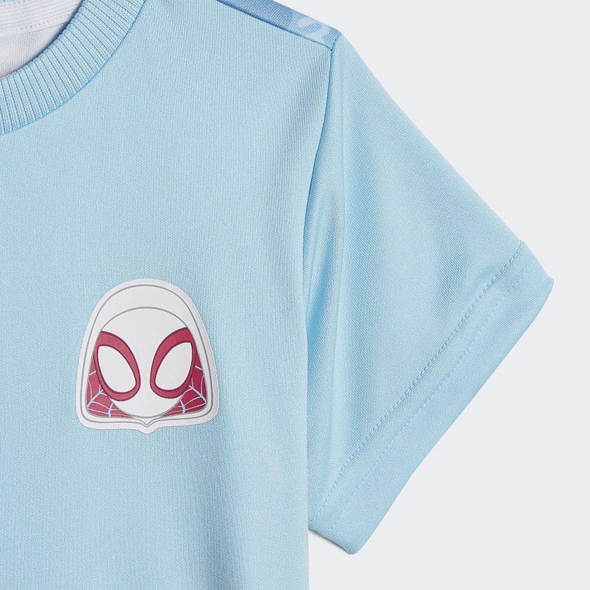 Для детей :: Одежда :: Летний комплект adidas x Marvel Ghost Spider Blue