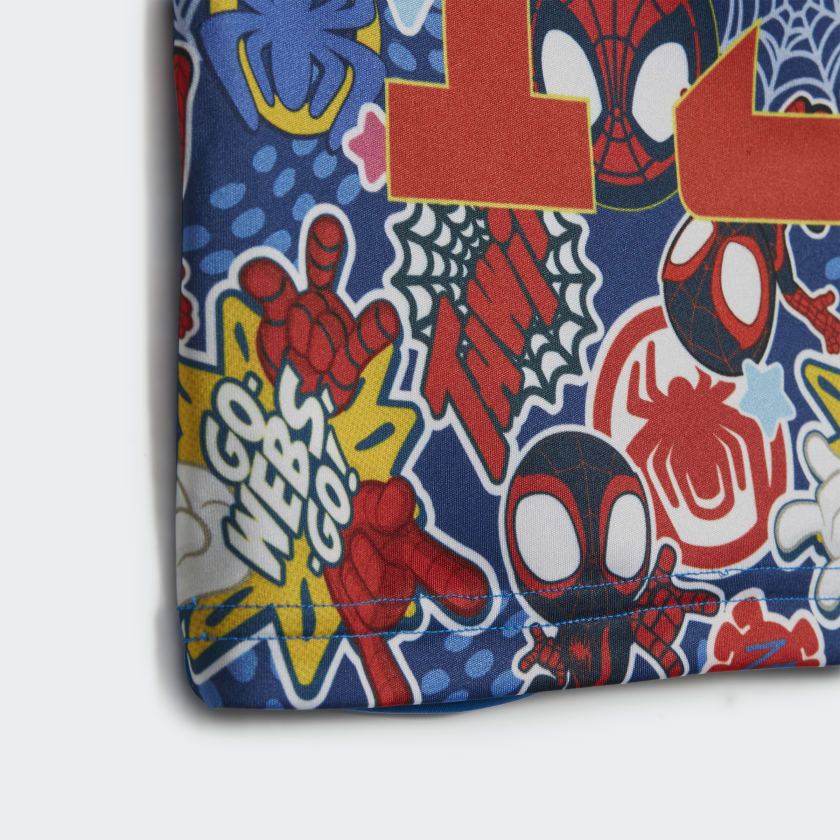 Для детей :: Одежда :: Летний комплект adidas x Marvel's Spider-Man Синий