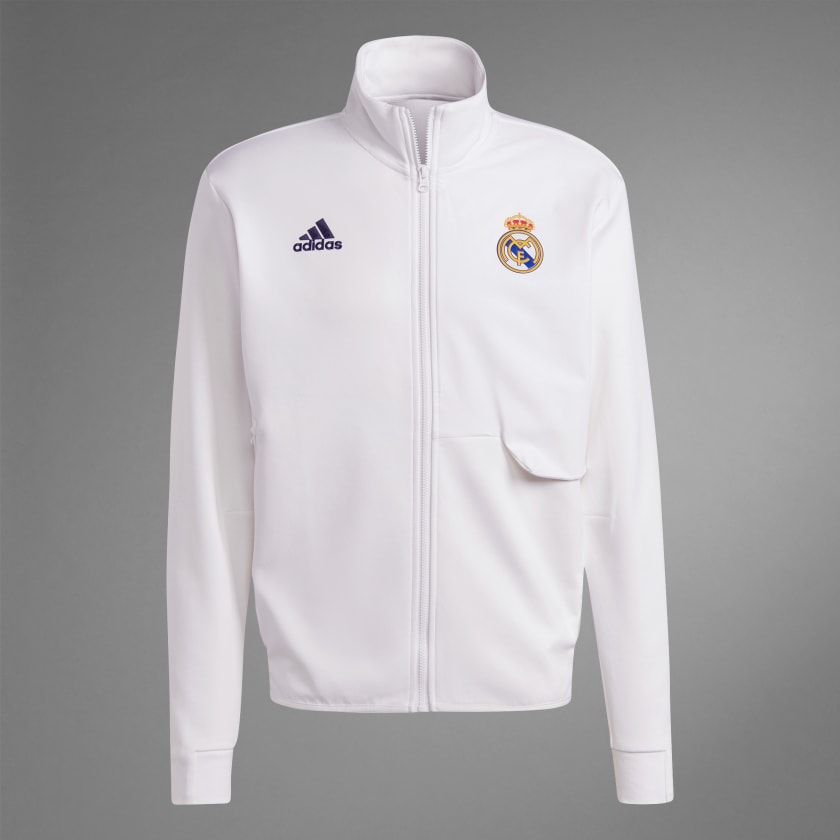 Белая кофта adidas real Madrid