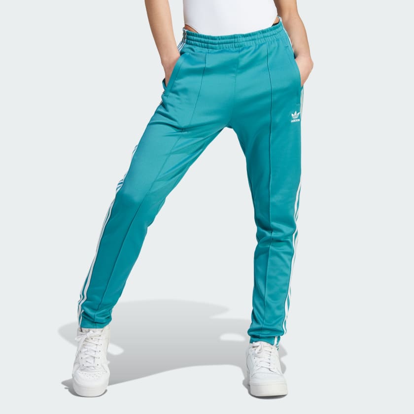 Teal adidas pants discount