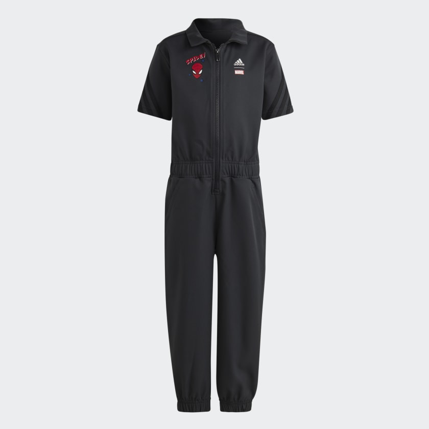 Для детей :: Одежда :: Серое боди adidas x Marvel's Spider-Man