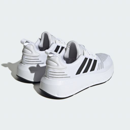 Adidas kids swift run white top