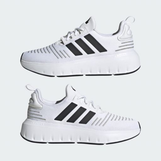 Adidas kids swift run white online